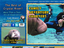 Tablet Screenshot of familyadventurecharters.com